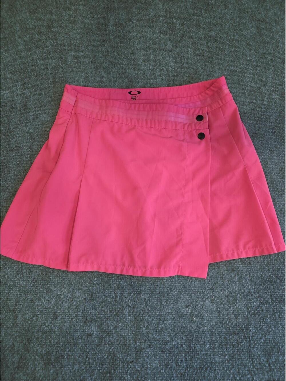Womens Oakley Golf Piton Skort Skirt Shorts Pink Purple Size 2